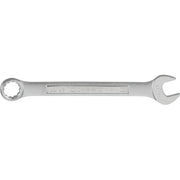Photo of CRAFTSMAN CMMT44698 combination wrench, silver finish, showing box end and open end on white background.