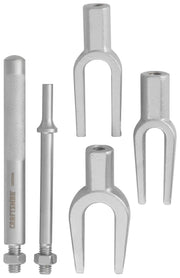 Photo of Craftsman CMMT98340 silver steel 5-piece front end service tool set, flat lay view.