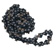 Photo of Craftsman chainsaw chain CMXGZAM700118, metal links coiled on white background.